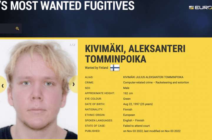 Hacker mais procurado da Finlândia é preso na França